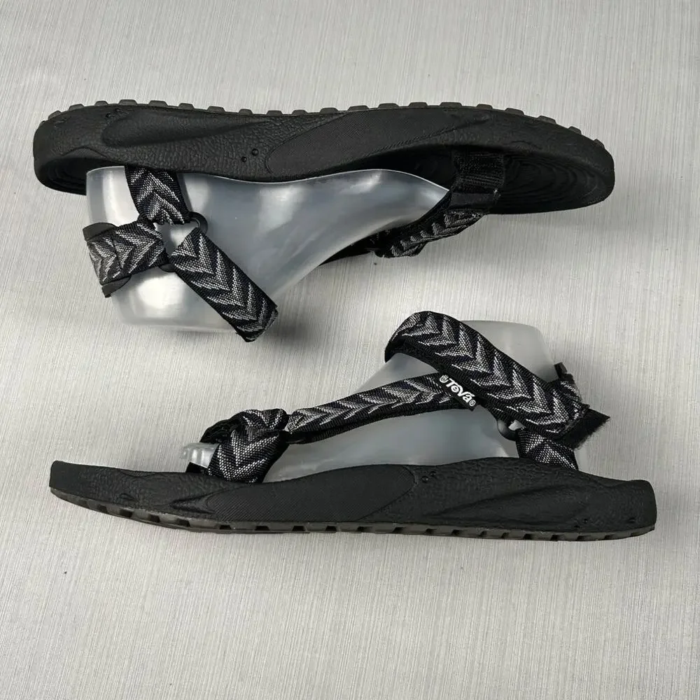 Teva Hurricane Xlt Men's Sandal US 13 Black Chevron Pattern Straps